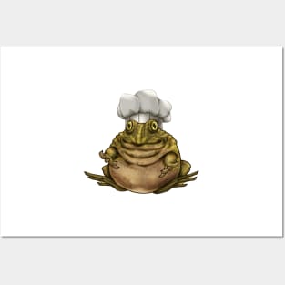 Chef Frog Posters and Art